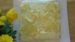 I made this lemon cake for a recent spring party. Light and airy with an intense lemon flavor--perfect with a light, lemony sparkling wine!