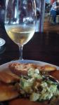 Lagosta Vinho Verde and Avocado-Feta Salsa. Best way to start the weekend ever.